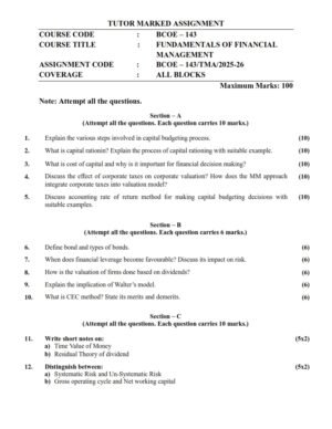 IGNOU BCOE-143 Solved Assignment 2025-26 English Medium