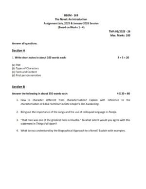 IGNOU BEGM-163 Solved Assignment 2025-26 English Medium