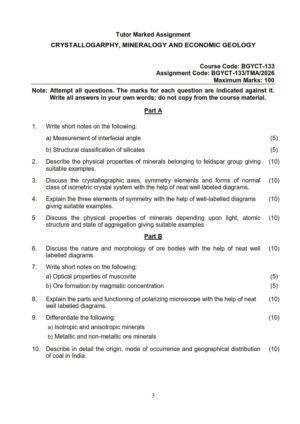 IGNOU BGYCT-133 Solved Assignment 2026 English Medium