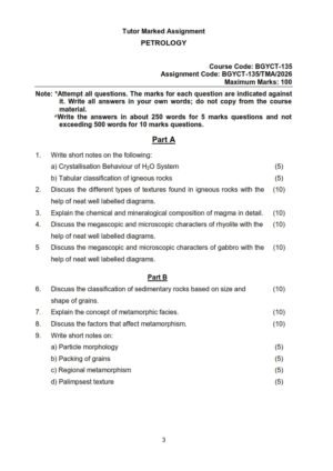 IGNOU BGYCT-135 Solved Assignment 2026 English Medium