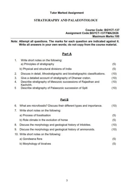 IGNOU BGYCT-137 Solved Assignment 2026 English Medium