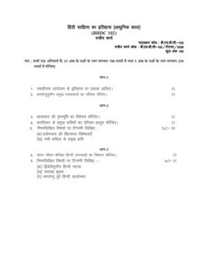 IGNOU BHDC-102 Solved Assignment 2026 Hindi Medium