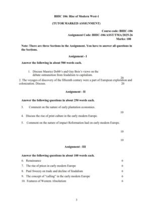 IGNOU BHIC-106 Solved Assignment 2025-26 English Medium