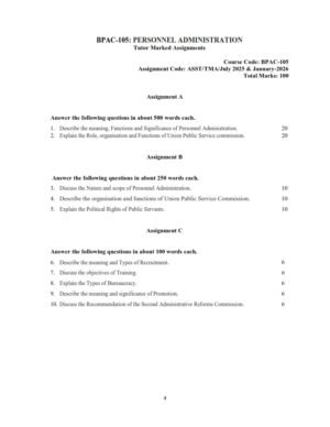 IGNOU BPAC-105 Solved Assignment 2025-26 English Medium