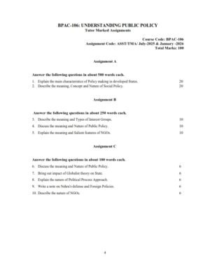 IGNOU BPAC-106 Solved Assignment 2025-26 English Medium