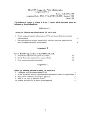 IGNOU BPAC-107 Solved Assignment 2025-26 English Medium