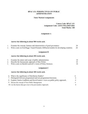 IGNOU BPAC-131 Solved Assignment 2025-26 English Medium
