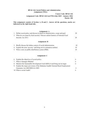 IGNOU BPAE-144 Solved Assignment 2025-26 English Medium