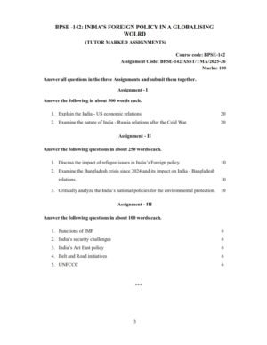 IGNOU BPSE-142 Solved Assignment 2025-26 English Medium