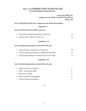 IGNOU BPSE-144 Solved Assignment 2025-26 English Medium