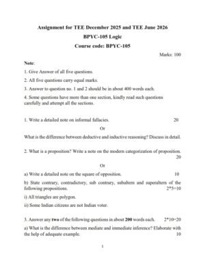 IGNOU BPYC-105 Solved Assignment 2025-26 English Medium