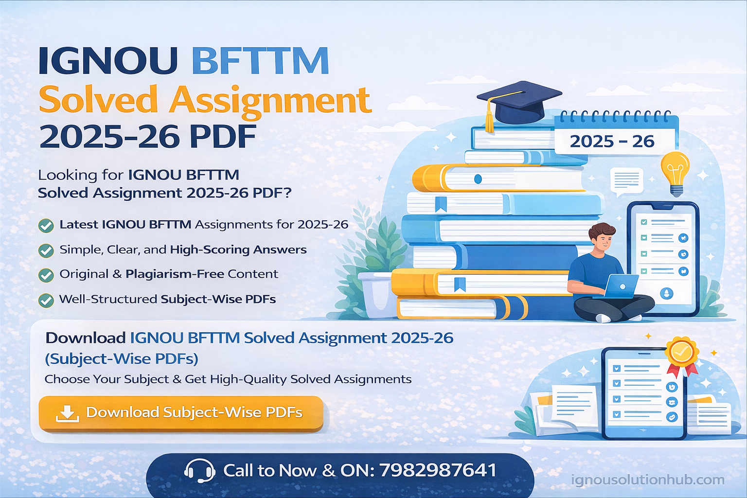 IGNOU BFTTM Solved Assignment 2025-26