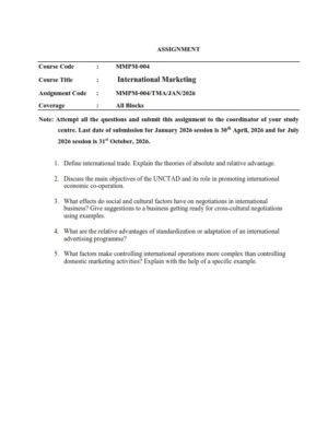 IGNOU MMPM-004 Solved Assignment 2026 English Medium