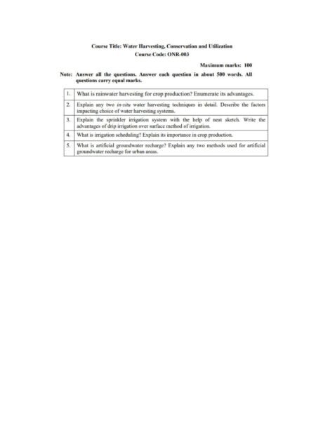 IGNOU ONR-003 Solved Assignment 2025-26 English Medium