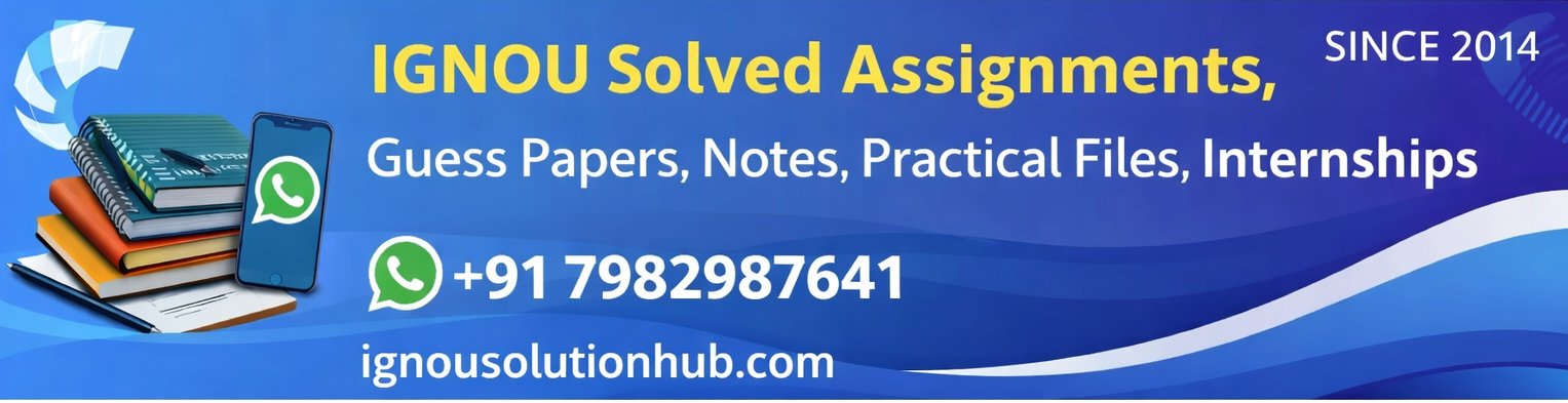 ignou solved assignment free download