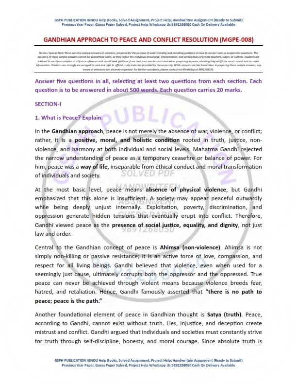 IGNOU MGPE-08 Solved Assignment 2025-26 English Medium - Image 2