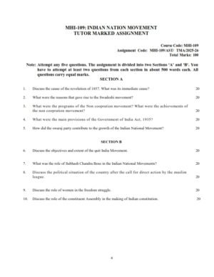 IGNOU MHI-109 Solved Assignment 2025-26 English Medium