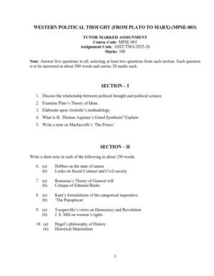 IGNOU MPSE-03 Solved Assignment 2025-26 English Medium