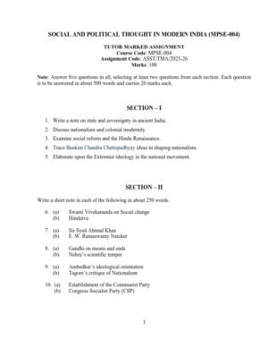 IGNOU MPSE-04 Solved Assignment 2025-26 English Medium