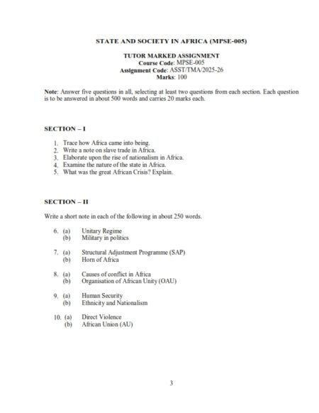 IGNOU MPSE-05 Solved Assignment 2025-26 English Medium