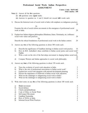 IGNOU MSW-002 Solved Assignment 2025-26 English Medium