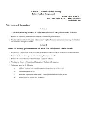 IGNOU MWG-011 Solved Assignment 2025-26 English Medium