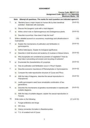 IGNOU BBYCT-131 Solved Assignment 2026 English Medium
