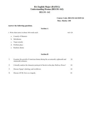 IGNOU BEGM-162 Solved Assignment 2025-26 English Medium