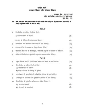 IGNOU BGYCT–137 Solved Assignment 2026 Hindi Medium