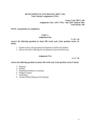 IGNOU BPCC-109 Solved Assignment 2025-26 English Medium