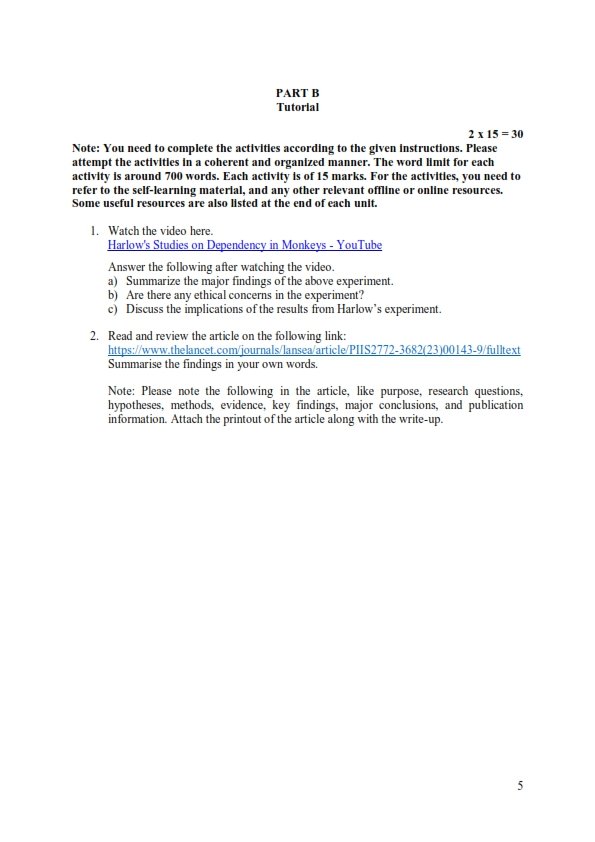 IGNOU BPCC-109 Solved Assignment 2025-26 English Medium