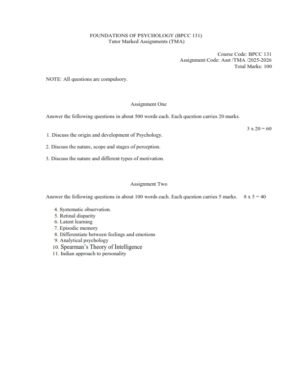 IGNOU BPCC-131 Solved Assignment 2025-26 English Medium