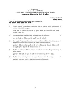IGNOU BAPI-003 Solved Assignment January & July 2026 Hindi Medium