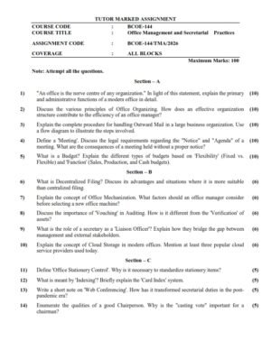 IGNOU BCOE-144 Solved Assignment 2026 English Medium