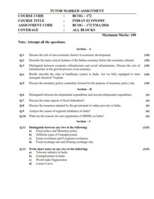 IGNOU BCOG-172 Solved Assignment 2026 English Medium