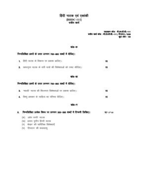 IGNOU BHDC-111 Solved Assignment 2026 Hindi Medium