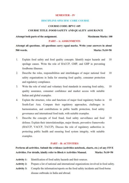 IGNOU BPVC-105 Solved Assignment 2025-26 English Medium