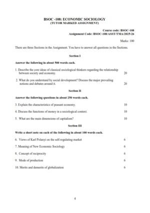 IGNOU BSOC-108 Solved Assignment 2025-26 English Medium
