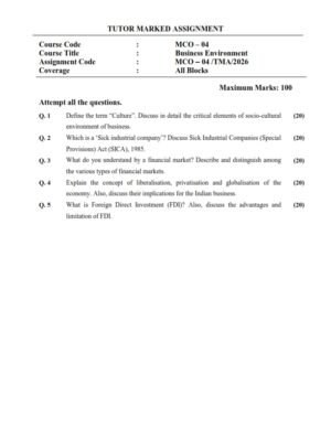 IGNOU MCO-04 Solved Assignment 2026 English Medium