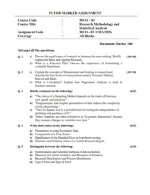 IGNOU MCO-03 Solved Assignment 2026 English Medium
