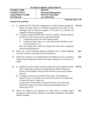 IGNOU MCO-07 Solved Assignment 2026 English Medium