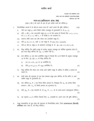 IGNOU BMTC-134 Solved Assignment 2026 Hindi Medium