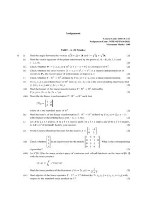 IGNOU BMTE-141 Solved Assignment 2026 English Medium