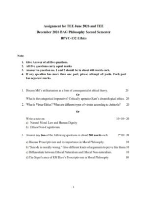 IGNOU BPYC-132 Solved Assignment 2026 English Medium