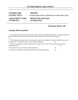 IGNOU MER-003 Solved Assignment 2025-26 English Medium