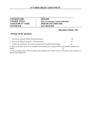 IGNOU MER-005 Solved Assignment 2025-26 English Medium