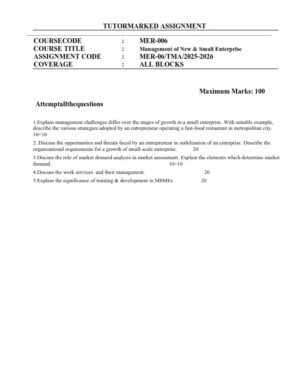 IGNOU MER-006 Solved Assignment 2025-26 English Medium