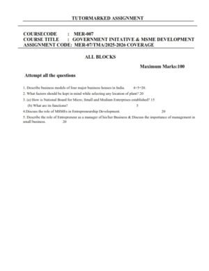 IGNOU MER-007 Solved Assignment 2025-26 English Medium