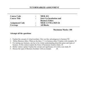 IGNOU MER-011 Solved Assignment 2025-26 English Medium