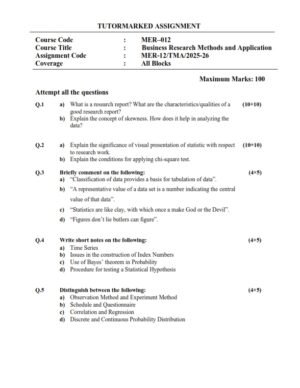 IGNOU MER-012 Solved Assignment 2025-26 English Medium